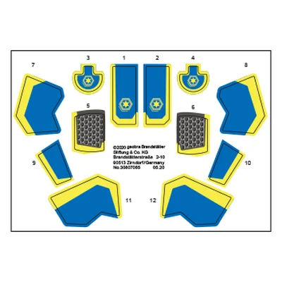 Etikett 70021 "Galaxy Police - Roboter"