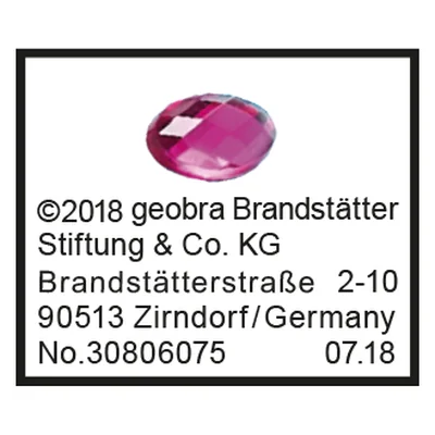 Etikett Strass-Steine 9469 "Funkelnder K