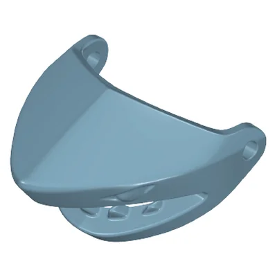 Visier-Helm-Haifisch