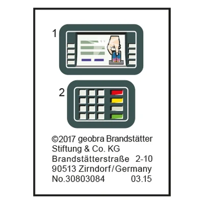 Etikett 9081 "Geldautomat"