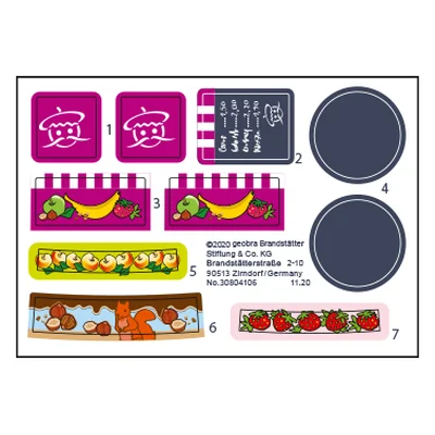 Etikett 70614 "Mobiler Crêpesverkauf"