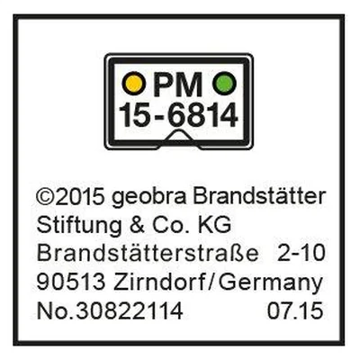 Etikett 6814 "Holzfäller mit Traktor"