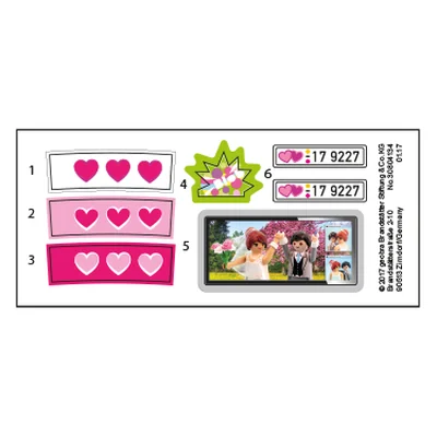 Etikett 9227 "Hochzeitslimousine"