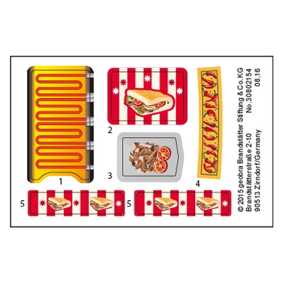 Etikett 9088 "Kebabgrill"