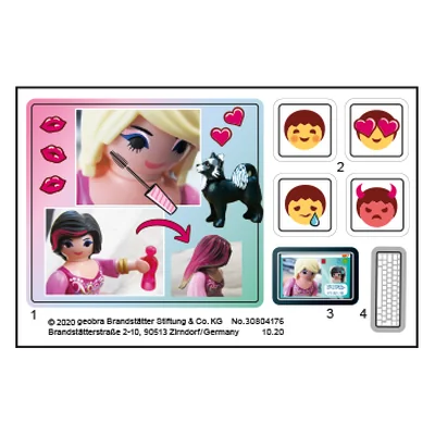 Etikett 70607 "Geschenkset Social Media