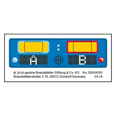 Etikett 9454 "Turnhalle"