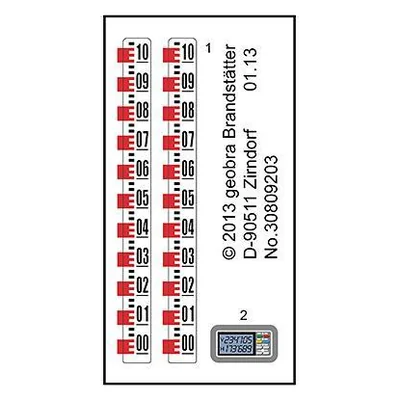 Etikett 5473 "Vermessungstechniker"