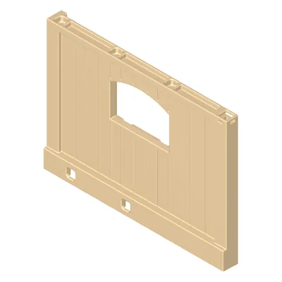 BS-Holzwand 145x105-Fe