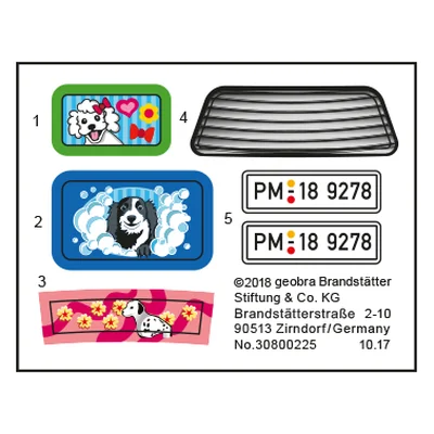 Etikett 9278 "Mobiler Hundesalon"
