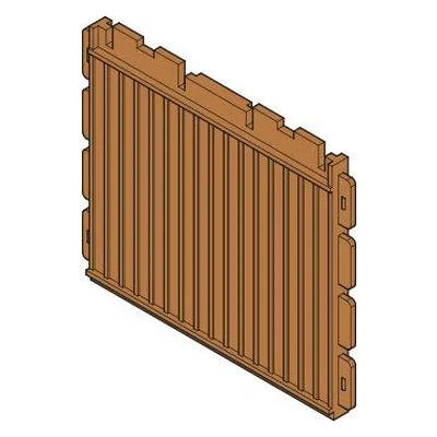 Holzwand gesch.152 III