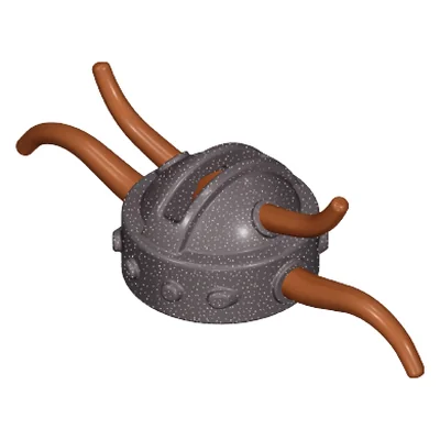 Topfhelm 4-Hörner dünn