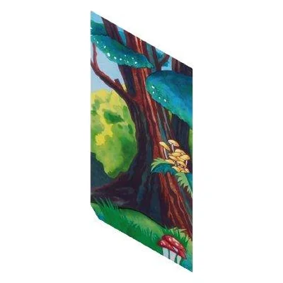 Kartonwand 6158 Spielbox Wald - rechts