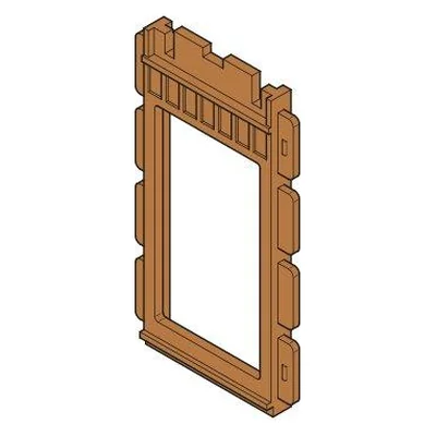 Holzwand Tür 64 III
