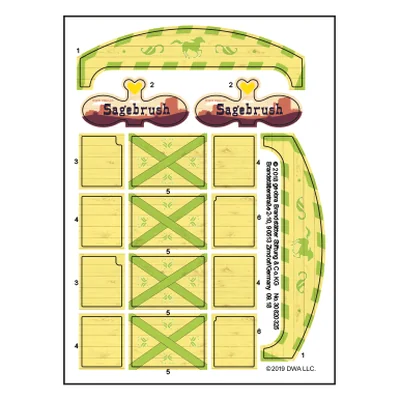 Etikett 70118 "Stall mit Lucky, Pru & Ab