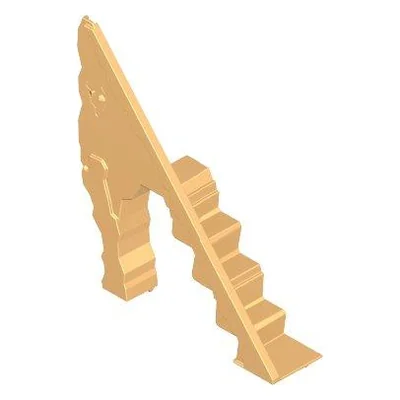 Pyr.15-Wand-Treppe