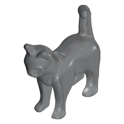 Katze stehend