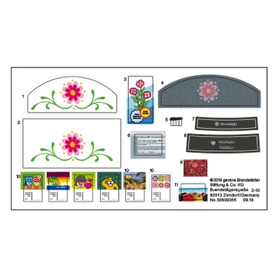 Etikett 70016 "Mein Blumenladen" (Etiket