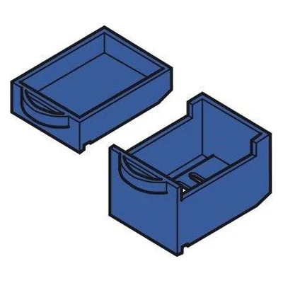 Bürotisch-Schubladen