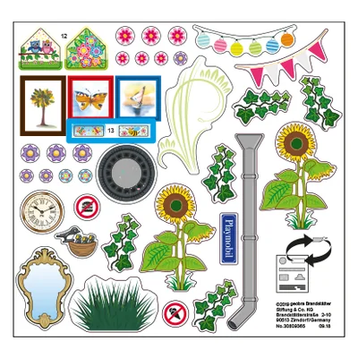 Etikett 70016 "Mein Blumenladen" (Etiket