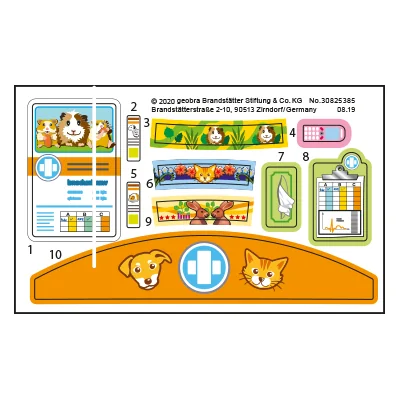 Etikett 70309 "Spielbox 'Beim Tierarzt'"