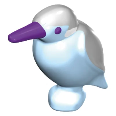 Eisvogel sitzend