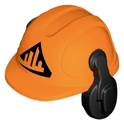 Bauhelm m. Gehörschutz