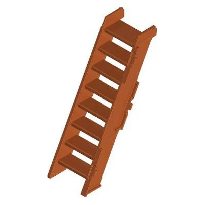 Bauernhof-Treppe
