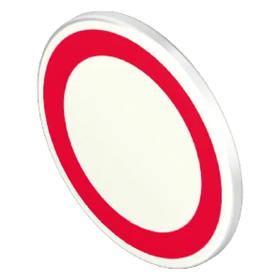 Verkehrsschild rund