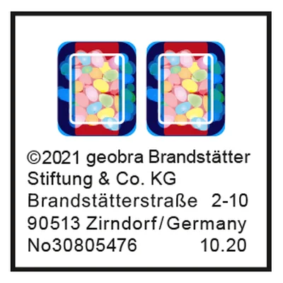 Etikett 70381 "Candy Bar"