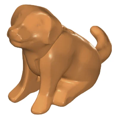 Hundewelpe Sitzend