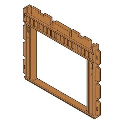 Holzwand offen 152 III