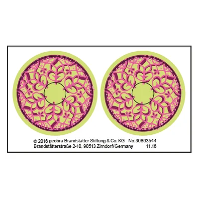 Etikett 9136 "Blumenfee mit Einhornkuts