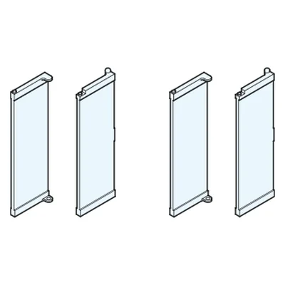 BS-Falttür-Glas 1/2