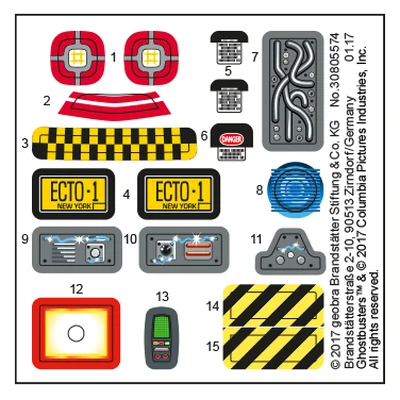 Etikett 9220 "Ghostbusters Ecto-1"