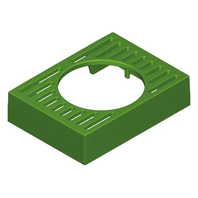 Abdeckgitter-Waschbox