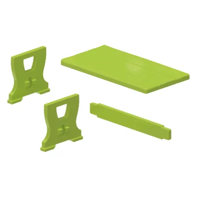 Holztisch 87x45 4tlg.
