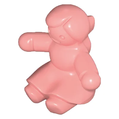Puppe sitzend