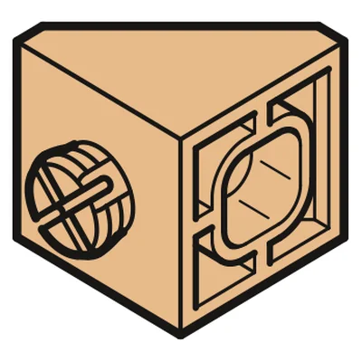BS-Würfel 15x15x45°