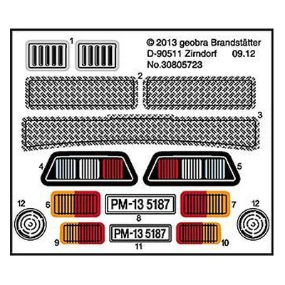 Etikett 5187 "Polizei-Truck mit Speedboo
