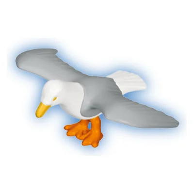 Möwe fliegend