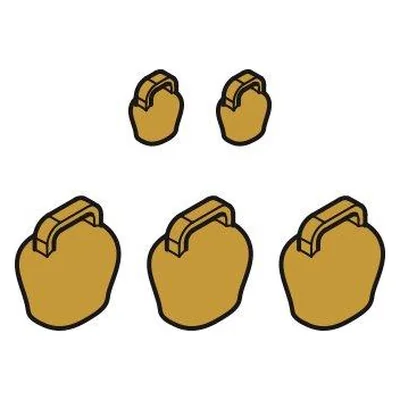 Kuhglocken 5tlg.