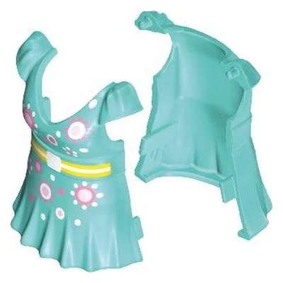Minifaltenkleid-Badefigur 2T