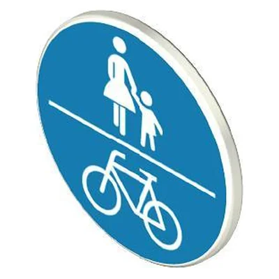 Verkehrsschild Rund