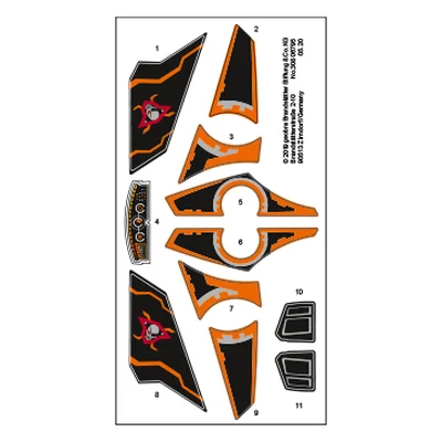 Etikett 70023 "Space Pirates - Heli"