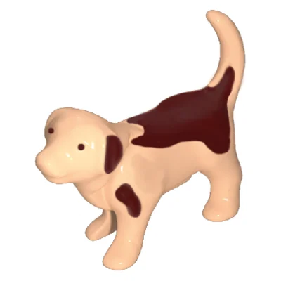 Hundewelpe stehend