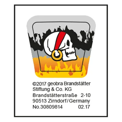 Etikett 9328 "Play Map Piraten"