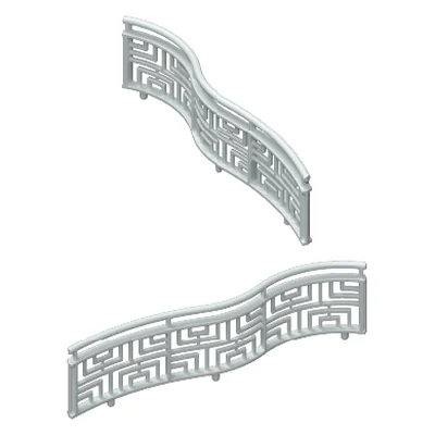 Zoosteg-Zaun 138 g.R/L