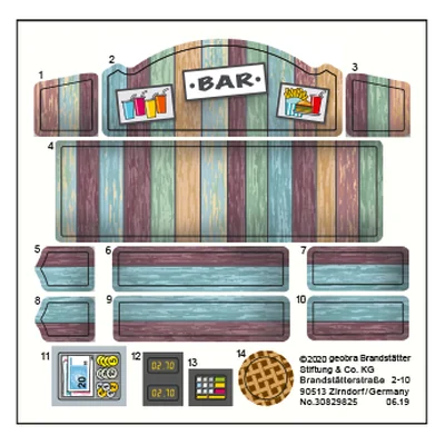 Etikett 70437 "Strandkiosk"
