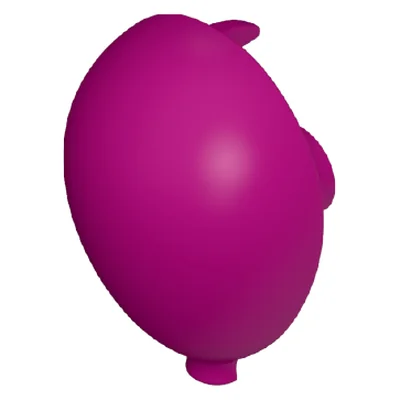 Luftballonhälfte-Oval