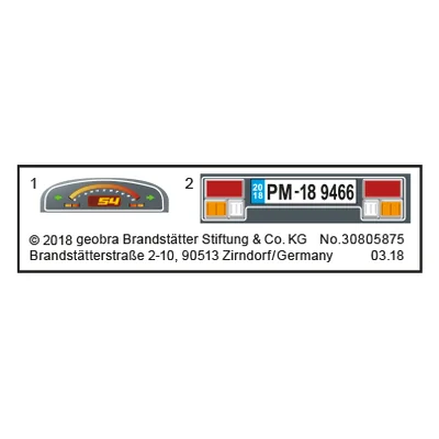 Etikett 9486 "Adventskalender Feuerwehre